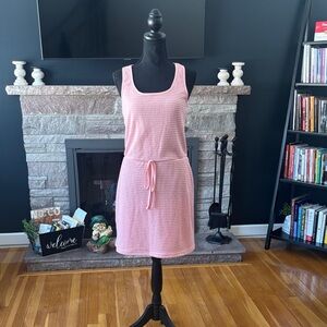 SHEIN Pink Textured Knit Dress
